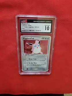GEM MINT Pokemon: Wigglytuff ex EX Hidden Legends 101 Ultra Rare - CGC 10 SWIRL - Image 4