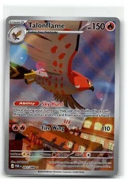 Talonflame 091/088 Holo Illustration Rare Perfect Order Pokemon NM b4 - Image 1