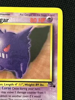 Pokemon Gengar 20/62 (1st Edition) Fossil - Image 4