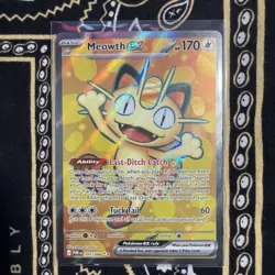 Meowth ex - 107/088 Perfect Order Full Art Pokemon - NM - Image 1