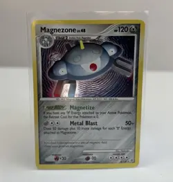 Pokemon TCG Magnezone 8/130 Diamond & Pearl Holo Rare LP - Image 1