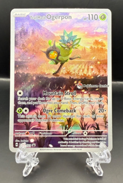 Pokemon TCG: Teal Mask Ogerpon #123 *POKEMON CENTER* stamped Promo NM - Image 1