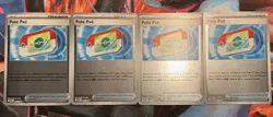 4x Reverse Holo Poke Pad 081/088 x4 - NM Perfect Order Pokemon All Holo Set! - Image 1
