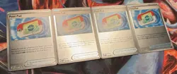 4x Reverse Holo Poke Pad 081/088 x4 - NM Perfect Order Pokemon All Holo Set! - Image 2