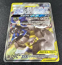 Pokemon Lucario & Melmetal GX Tag Team Sun & Moon Promo Full Art Holo SM192 - Image 4