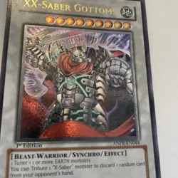 XX-Saber Gottoms ANPR-EN044 Ancient Prophecy 1st Edition YUGIOH! TCG - Image 2