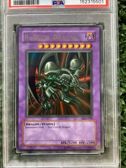 B. Skull Dragon Metal Raiders 2002 Yu-Gi-Oh! MRD #018 PSA 8 - Image 2