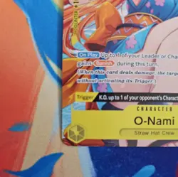 O-Nami OP06-101 Alt Art Welcome Pack Promo Near Mint English One Piece TCG - Image 2