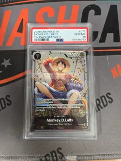 2026 One Piece English Monkey D. Luffy Tin Pack Set Volume 2 PSA 10 - Image 2