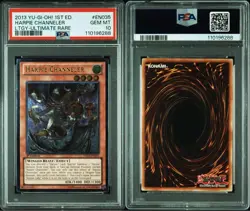 YuGiOh Harpie Channeler PSA10 1st Edition Ultimate Rare NA English - Image 1