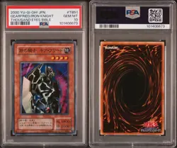 YuGiOh Gearfried the Iron Knight PSA10 Super Rare TB51 2nd Gen Japan 24 Pop - Image 4