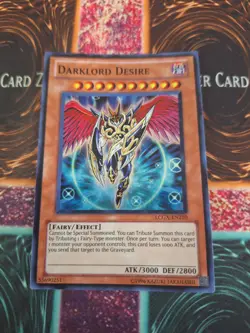 Yugioh Darklord Desire LCGX-EN210 Super Rare Unlimited Near Mint - Image 1