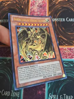 Yugioh Hamon, Lord of Striking Thunder LC02-EN002 Ultra Rare Limited Near Mint - Image 2