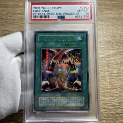 YuGiOh Exchange G5 03 PSA10 Secret Rare Promo Misprint Second Gen - Image 1