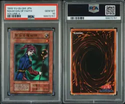 YuGiOh Magician of Faith PSA10 Super Rare Original Print Ultra Scarce 5 Made - Image 5