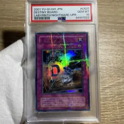 YuGiOh Destiny Board PSA10 Parallel Rare LN 37 Second Gen Glossy Finish - Image 1