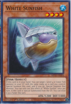 Yugioh - White Sunfish - MP25-EN304 - Common - NM/M - Image 1