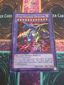 Yugioh Five-Headed Dragon LC03-EN004 Ultra Rare Limited Near Mint - Image 1