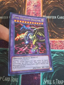 Yugioh Five-Headed Dragon LC03-EN004 Ultra Rare Limited Near Mint - Image 2
