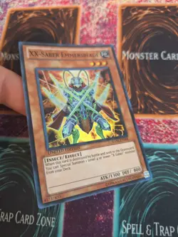Yugioh XX-Saber Emmersblade HASE-EN001 Super Rare Limited Near Mint - Image 2