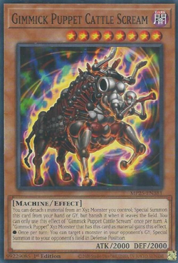 Yugioh - Gimmick Puppet Cattle Scream - MP25-EN381 - Common - NM/M - Image 1