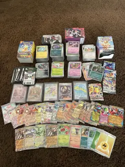Pokemon TCG Prismatic Evolution Journey Surging 575 Card Bulk Lot FULL ARTS EX - Image 1