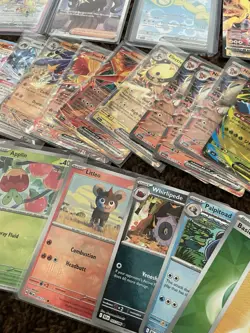 Pokemon TCG Prismatic Evolution Journey Surging 575 Card Bulk Lot FULL ARTS EX - Image 4