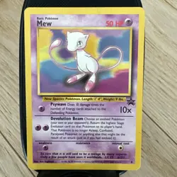 Pokemon Mew 8 Black Star Promo TCG Card Wizards of the Coast 1999/2000 - Image 1