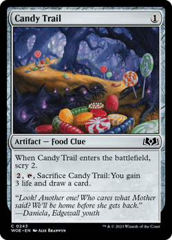 x1 Candy Trail WOE MTG 243 COMMON M/NM 1x - Image 1
