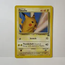 2001 Pokemon League Pikachu Snap WOTC Black Star Promo #26 ⚡ Pikachu Promo Card - Image 1