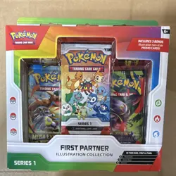 Pokemon TCG First Partner Illustration Collection Series 1 2021 Box English - Image 1