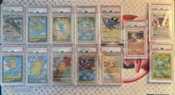 Pokemon 2021 Celebrations PSA Graded 13 Card Lot Pikachu Mew. 11 PSA 9 - Image 1
