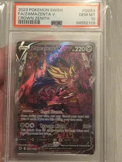 Pokemon Zamazenta v Crown Zenith Galarian Gallery Ultra Rare GG54/GG70 - Image 1