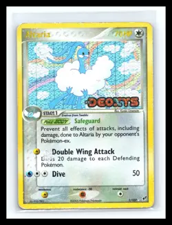 💥 2005 Pokemon EX Deoxys Stamped Altaria Reverse Holo Rare # 1/107 - Image 1