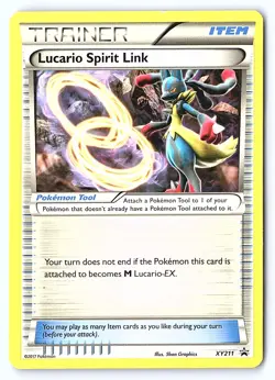 Lucario Spirit Link XY211 Promo XY Promo Pokemon Lightly Played - Image 1
