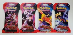 (LOT of 4) Pokemon Destined Rivals Sleeved Booster Packs - Full Art Set - SEALED - Image 1