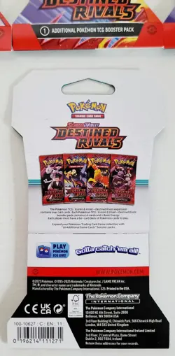 (LOT of 4) Pokemon Destined Rivals Sleeved Booster Packs - Full Art Set - SEALED - Image 2
