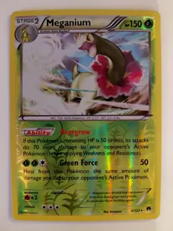 Meganium 3/122 XY Breakpoint Reverse Holo Rare NM Pokemon TCG - Image 1