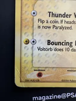 VOLTORB 68/92 EX Legend Maker Stamp HOLO Pokemon TCG - *HP (creases)* - Image 3