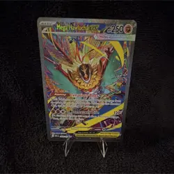 Pokemon TCG Mega Hawlucha EX 283/217 Full Art Holo Basic 250 HP Fighting - Image 1