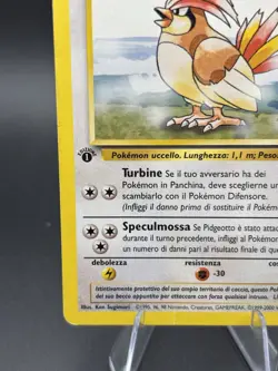 Pokemon TCG Pidgeotto Base Set, 22/102, Regular 1st Edition Rare, Italian MP-HP - Image 5