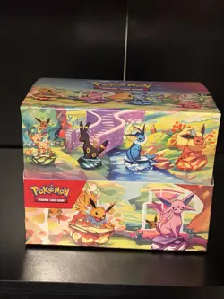 Pokemon TCG Prismatic Evolutions Mini Tin Display Case | 8 Tins - Sealed - Image 1