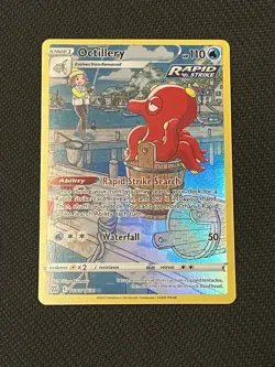 Pokemon TCG Brilliant Stars TG03/TG30 Octillery Trainer Gallery Ultra Rare - NM - Image 1