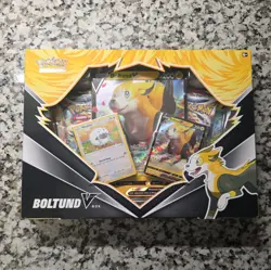 Pokemon Boltund V Box 1x Evolving Skies 1x Fusion Strike 2x Brilliant Star packs - Image 1