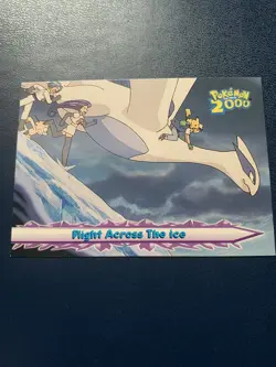 Lugia Flight Across The Ice #54 Pokemon The Movie 2000 Topps Blue label NM - Image 3