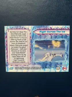 Lugia Flight Across The Ice #54 Pokemon The Movie 2000 Topps Blue label NM - Image 5