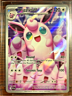 Wigglytuff Illustration Rare #105|BGS GEM MINT 9.5|Phantasmal Flames|Pokemon TCG - Image 2