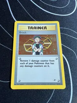 Brock 015/132 Gym Heroes Holo Rare Unlimited - English Ken Sugimori - Image 1