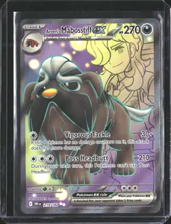 Arven's Mabosstiff ex 218/182 Ultra Rare Destined Rivals Pokemon NM/M - Image 1