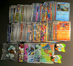 Pokemon Illustration Rare Ultra Rare EX Pokeball Holo LOT + First Partners Pin's - Image 2